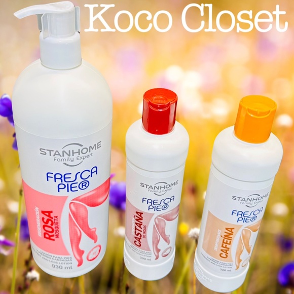 STANHOME FRESCA PIE ROSEHIP OIL 930ML CAFFEINE 300ML HORSE CHESTNUT 300ML LOTION - Picture 8 of 8